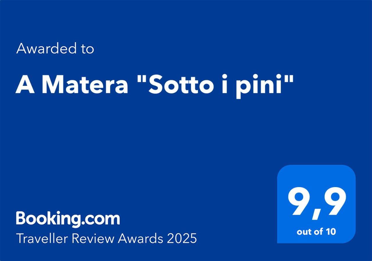 A Matera "Sotto I Pini" Villa Bagian luar foto